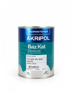 AKZONOBEL RENAULT TR71676 SEDEFLİ SİYAH  BAZKAT 1.GRUP 1...