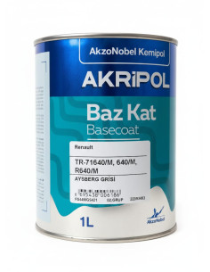 AKZONOBEL RENAULT TR71640M AYSBERG GRİSİ BAZKAT 2.GRUP 1...
