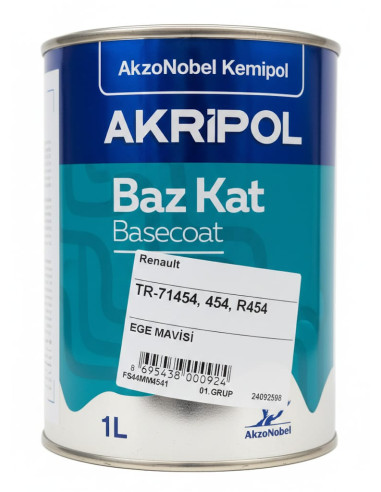 AKZONOBEL RENAULT TR71454 EGE MAVİSİ...