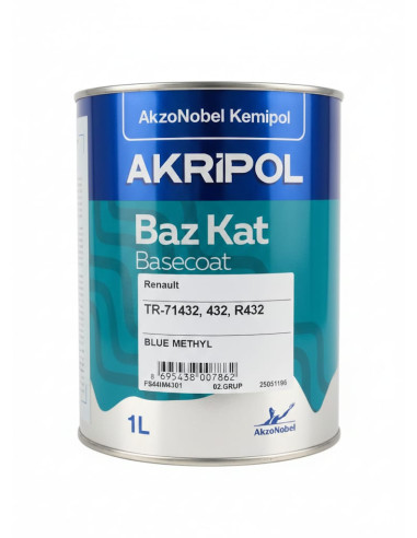 AKZONOBEL RENAULT TR71432 BLUE METHYL...