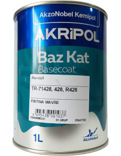 AKZONOBEL RENAULT TR71428 FIRTINA MAVİSİ BAZKAT 1.GRUP 1...
