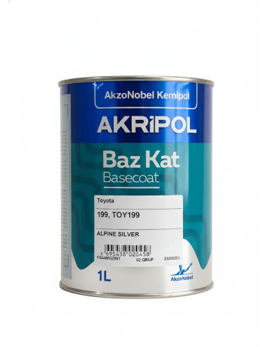 AKZONOBEL TOYOTA 199 ALPINE SILVER...