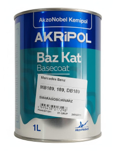AKZONOBEL MERCEDES MB189 SMARAGD SCHWARZ BAZKAT 1.GRUP 1...