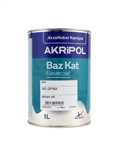 AKZONOBEL OPEL OP163 ŞİMŞEK GRİ...