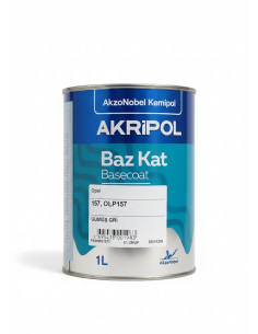 AKZONOBEL OPEL OP157 GÜMÜŞ GRİ BAZKAT 1.GRUP 1 LİTRE