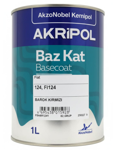 AKZONOBEL FIAT Fİ124 BAROK KIRMIZI...