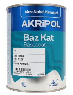 AKZONOBEL FIAT Fİ109 KADİFE KIRMIZISI BAZKAT 2.GRUP 1 LİTRE