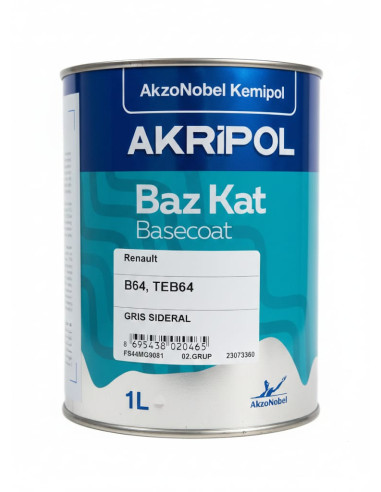 AKZONOBEL RENAULT B64 GRİS SİDERAL...