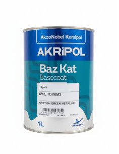 AKZONOBEL TOYOTA TOY6M3 GRAYİSH GREEN METALLİC BAZKAT...