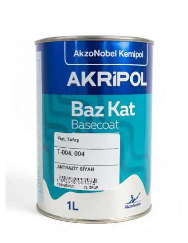 AKZONOBEL FIAT T004 ANTRAZİT SİYAH...