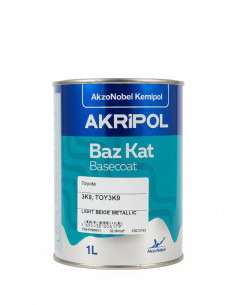 AKZONOBEL TOYOTA 3K9 LIGHT BEIGE METALLİC BAZKAT 2.GRUP 1...