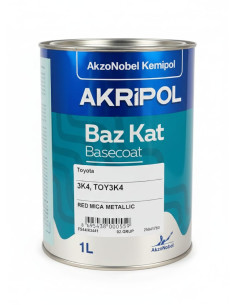 AKZONOBEL TOYOTA 3K4 RED MICA METALLİC BAZKAT 2.GRUP 1 LİTRE