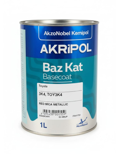 AKZONOBEL TOYOTA 3K4 RED MICA...
