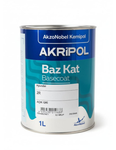 AKZONOBEL HYUNDAI 2R AÇIK GRİ BAZKAT...