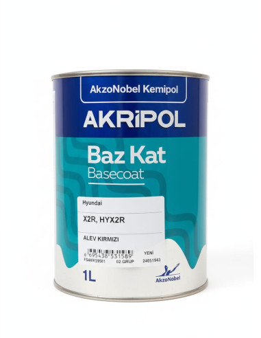 AKZONOBEL HYUNDAI X2R ALEV KIRMIZISI...