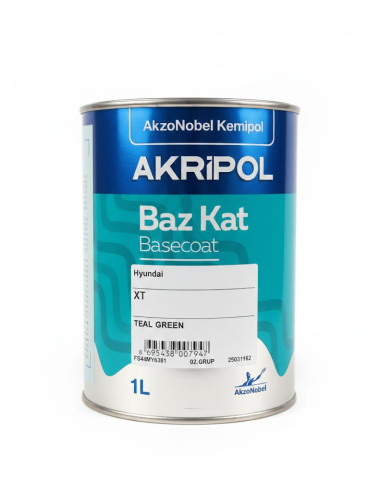 AKZONOBEL HYUNDAI XT TEAL GREEN...