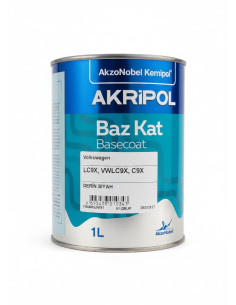 AKZONOBEL VOLKSWAGEN LC9X DERİN SİYAH BAZKAT 1.GRUP 1 LİTRE