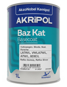 AKZONOBEL VOLKSWAGEN LA7W/L REFLEX GÜMÜŞ BAZKAT 1.GRUP 1...