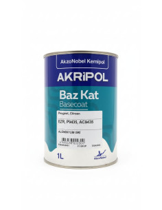 AKZONOBEL PEUGEOUT EZR ALÜMİNYUM GRİ BAZKAT 1.GRUP 1 LİTRE
