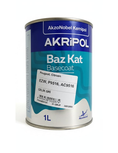 AKZONOBEL PEUGEOUT EZW ÇELİK GRİ...