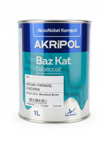 AKZONOBEL FORD XSC2431 AYTOZU GRİSİ...